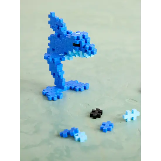 Plus-Plus PlusPlus | Jouets éducatifs « Dauphins » - Blocs de construction, 100 pièces