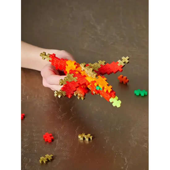 Plus-Plus Plus-Plus | Lernspielzeug Bausteine Dragon, 100-teilig