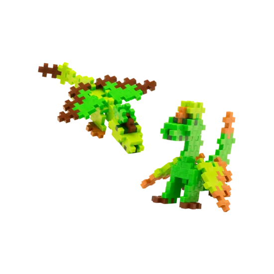 Plus-Plus Plus-Plus | Educational Building Blocks Earth Dragons 100 Pieces
