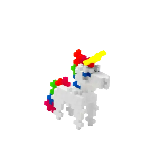 Plus-Plus Plus-Plus | Lernspielzeug Bausteine Einhorn 100 Stück
