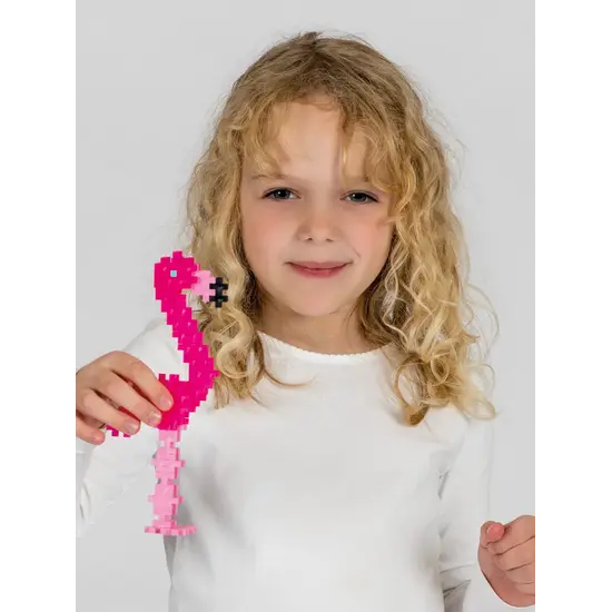 Plus-Plus Plus-Plus | Lernspielzeug Bausteine Flamingo 100 Stück