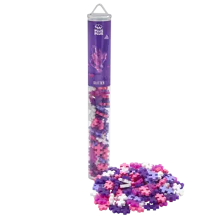 Plus-Plus | Lernspielzeug Bausteine Glitter Color Mix 100 Stück