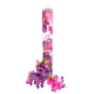 Plus-Plus | Educational Building Blocks: Glitter Unicorns 100 pieces