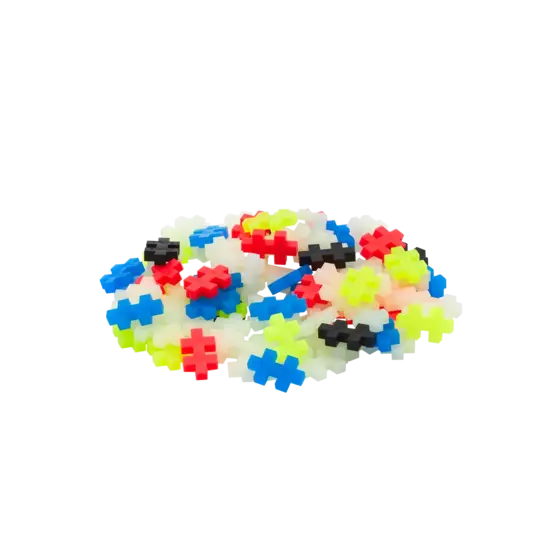 Plus-Plus Plus-Plus | Educatief Speelgoed Bouwstenen Glow Color Mix 100 Stuks