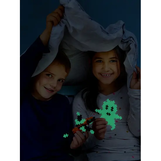 Plus-Plus Plus-Plus | Lernspielzeug Bausteine Glow Color Mix 100 Stück