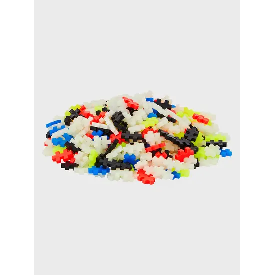 Plus-Plus Plus-Plus | Jouets éducatifs - Blocs de construction Glow Color Mix, 240 pièces