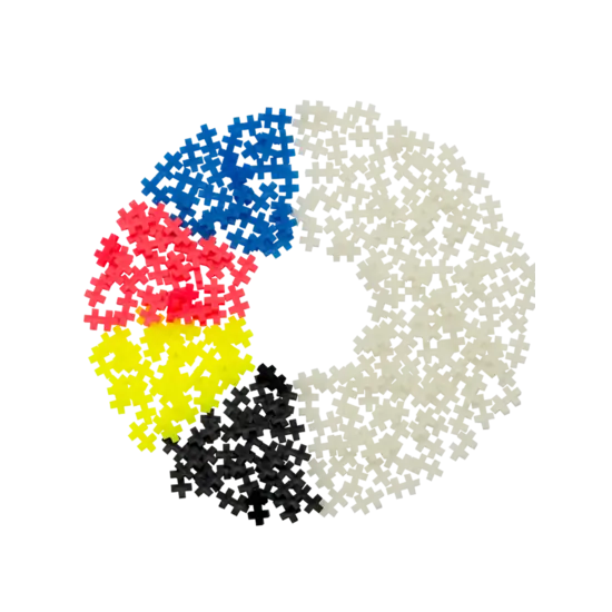 Plus-Plus Plus-Plus | Educatief Speelgoed Bouwstenen Glow Color Mix 240 Stuks