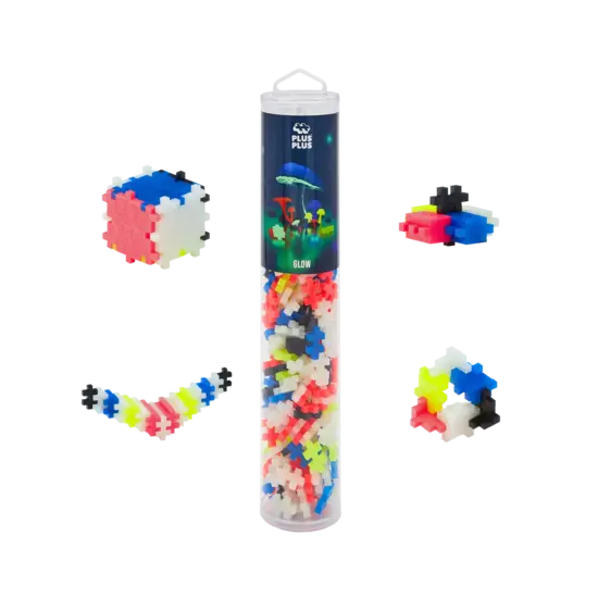 Plus-Plus Plus-Plus | Educatief Speelgoed Bouwstenen Glow Color Mix 240 Stuks