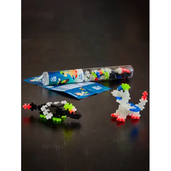 Plus-Plus Plus-Plus | Lernspielzeug Bausteine Glow Dragons 100 Stück