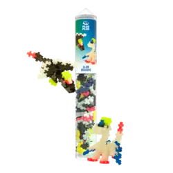 Plus-Plus | Educational Building Blocks: Glow Dragons, 100 Pieces