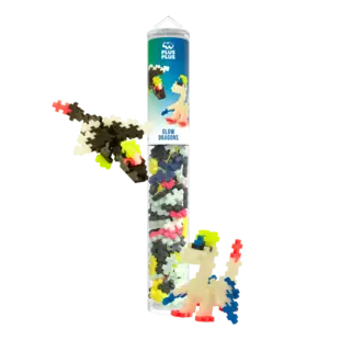 Plus-Plus | Lernspielzeug Bausteine Glow Dragons 100 Stück