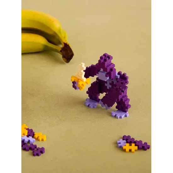 Plus-Plus Plus-Plus | Educational Building Blocks – Gorilla, 100 Pieces