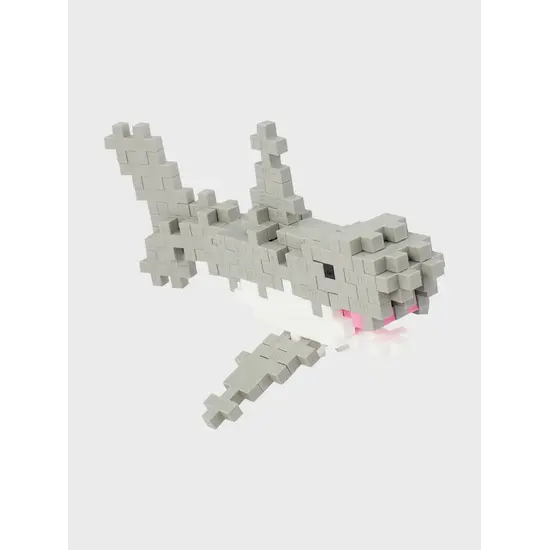 Plus-Plus Plus-Plus | Educational Building Blocks – Shark, 100 Pieces