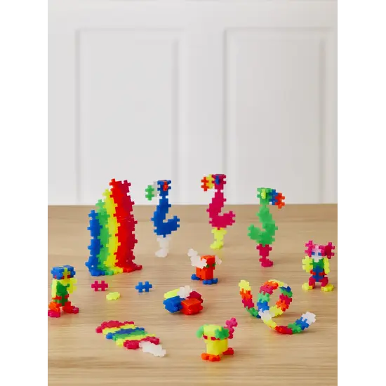 Plus-Plus Plus-Plus | Educational Building Blocks – Neon Colour Mix 100 pieces