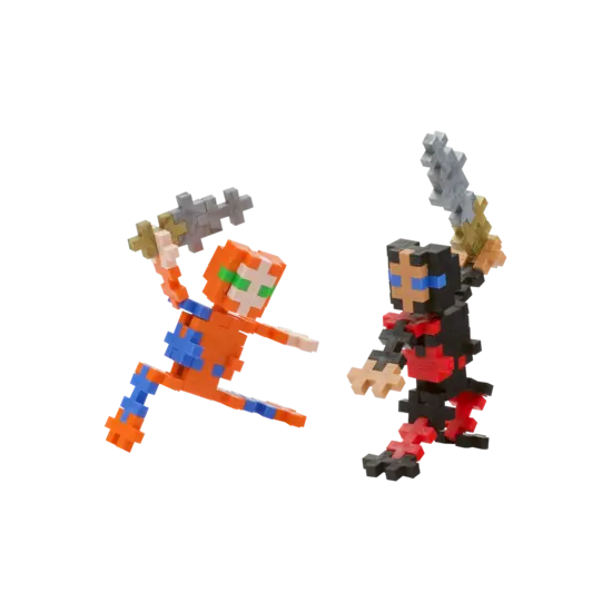 Plus-Plus Plus-Plus | Jouets éducatifs - Blocs de construction Ninjas, 100 pièces