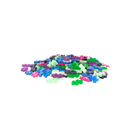 Plus-Plus Plus-Plus | Educational Building Blocks – Northern Lights Colour Mix – 240 Pieces
