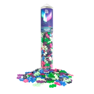 Plus-Plus | Lernspielzeug Bausteine Northern Lights Farbmix 240 Stück