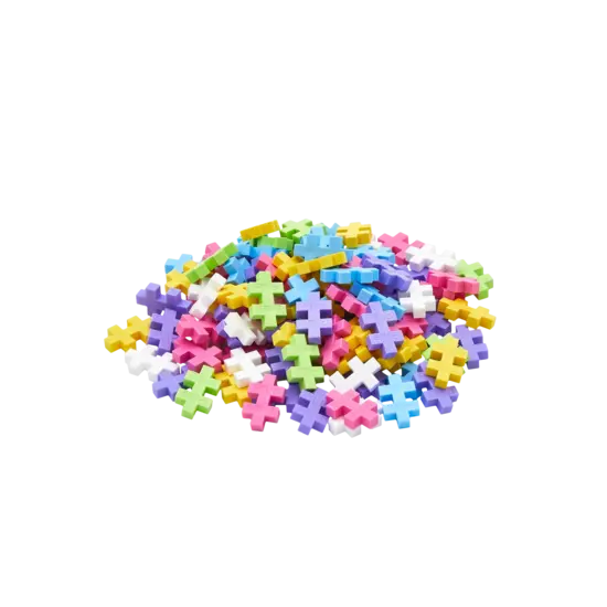 Plus-Plus Plus-Plus | Jouets éducatifs - Blocs de construction Pastel Color Mix, 100 pièces