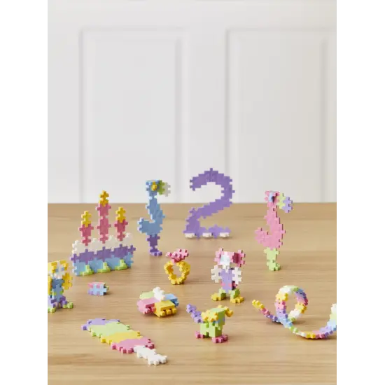 Plus-Plus Plus-Plus | Jouets éducatifs - Blocs de construction Pastel Color Mix, 100 pièces