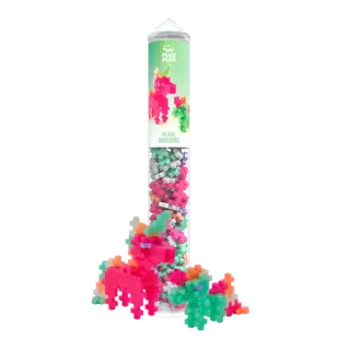 Plus-Plus | Jouets éducatifs - Blocs de construction Pearl Unicorn, 100 pièces