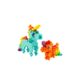 Plus-Plus Plus-Plus | Educational Building Blocks: Rainbow Unicorns, 100 Pieces