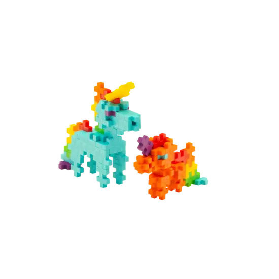 Plus-Plus Plus-Plus | Educational Building Blocks: Rainbow Unicorns, 100 Pieces