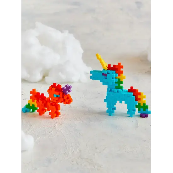 Plus-Plus Plus-Plus | Educatief Speelgoed Bouwstenen Rainbow Unicorns 100 Stuks