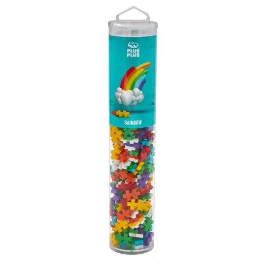 Plus-Plus Plus-Plus | Educational Building Blocks Rainbow Colour Mix 240 Pieces