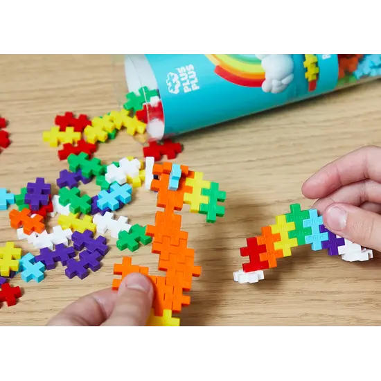Plus-Plus Plus-Plus | Lernspielzeug Bausteine Rainbow Color Mix 240 Teile