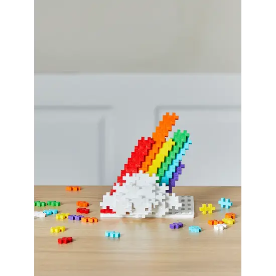 Plus-Plus Plus-Plus | Educational Building Blocks Rainbow Colour Mix 240 Pieces