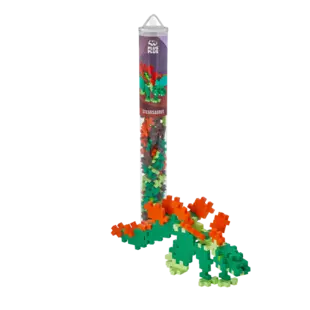 Plus-Plus | Educational Building Blocks: Stegosaurus, 100 Pieces