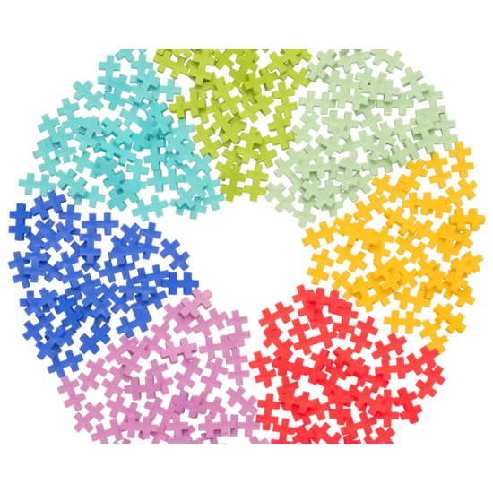 Plus-Plus Plus-Plus | Lernspielzeug Bausteine Tropical Color Mix 240 Teile
