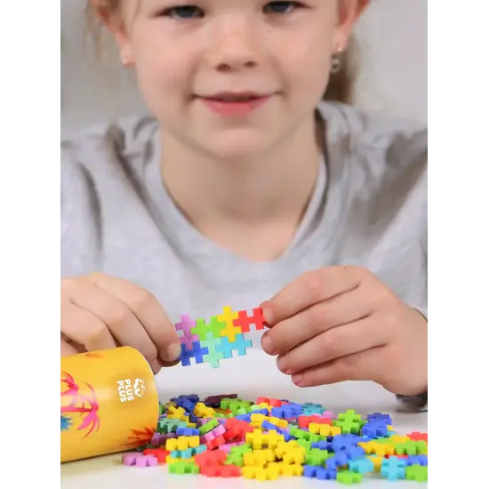 Plus-Plus Plus-Plus | Educatief Speelgoed Bouwstenen Tropical Color Mix 240 Stuks