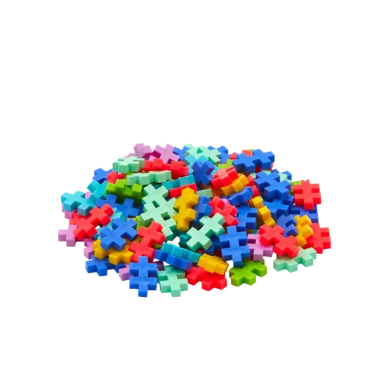 Plus-Plus Plus-Plus | Educational Building Blocks – Tropical Colour Mix 100 pieces