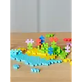 Plus-Plus Plus-Plus | Educational Building Blocks – Tropical Colour Mix 100 pieces