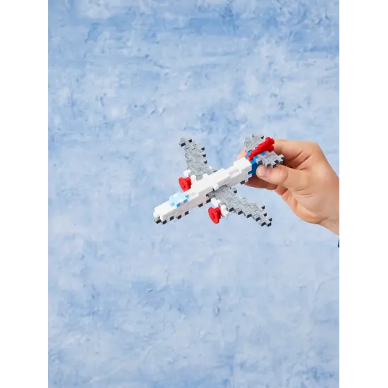 Plus-Plus Plus-Plus | Educational Building Blocks: Airplane, 100 Pieces