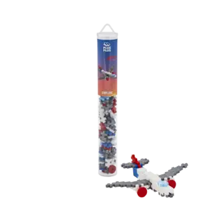Plus-Plus | Jouets éducatifs - Blocs de construction « Avion » - 100 pièces