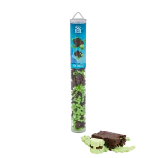 Plus-Plus | Jouets éducatifs - Blocs de construction Sea Turtle, 100 pièces