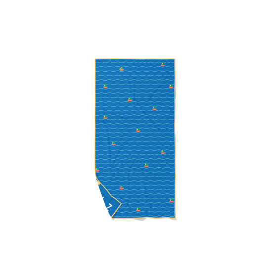 Quut Quut | PlayTowel M (140 x 70 cm) Leuchtturm-Blau