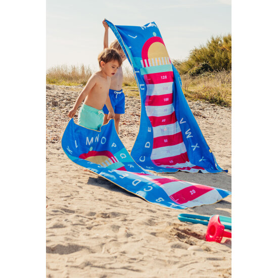 Quut Quut | PlayTowel L (180 x 100 cm) Bleu phare