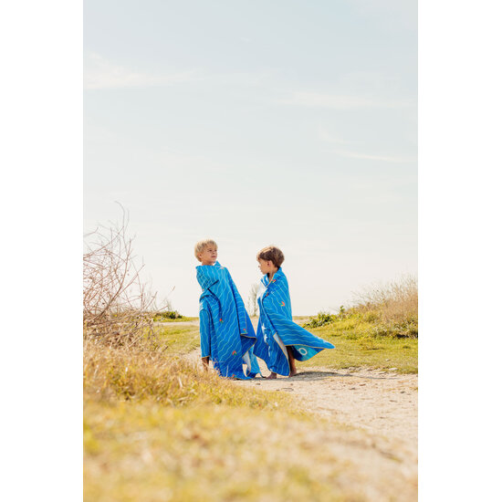 Quut Quut | PlayTowel L (180 x 100 cm) Leuchtturm-Blau