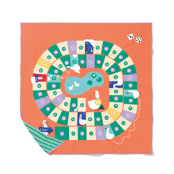 Quut | PlayTowel XL (180 x 180 cm) Le Jeu de l'Oie