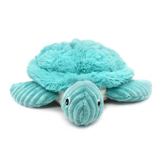 Les Déglingos | Les Ptipotos - Peluche Sauvenou : la maman tortue et son bébé bleu aqua