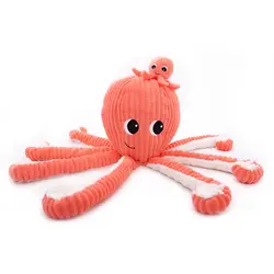 Les Déglingos | Les Ptipotos - Plush Filou The Octopus Mom And Her Baby Coral