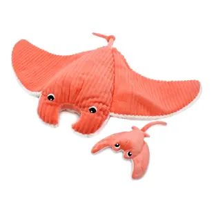 Les Déglingos | Les Ptipotos – Plüschtier Mantalou: Die Mantarochen-Mutter und ihr Baby Coral