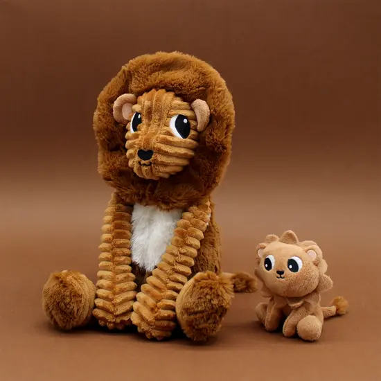 Les Déglingos | Les Ptipotos - Peluche Graou Brown Sugar : papa et son bébé
