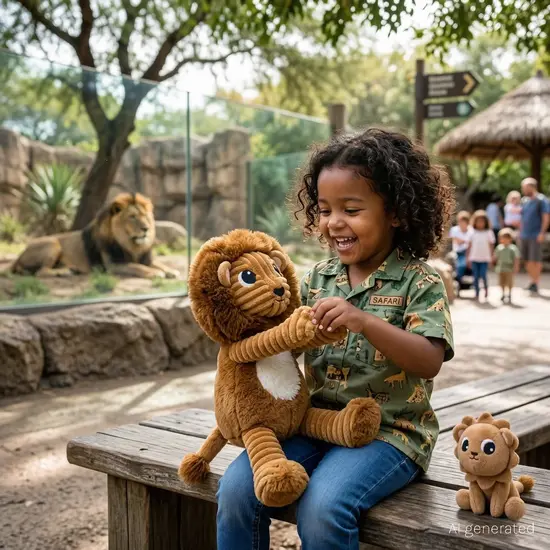 Les Déglingos | Les Ptipotos - Peluche Graou Brown Sugar : papa et son bébé