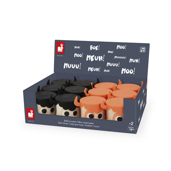 Janod Janod | Geräuschbox „Kuh“ – Sortiment