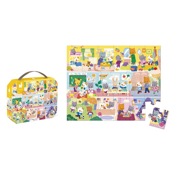 Janod Janod | Puzzel De Rituelen 24 Stukjes