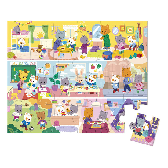 Janod Janod | Puzzle « Les rituels » 24 pièces